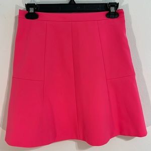 J.CREW Women’s Miniskirt Hidden Zipper Pink Color Skirt Size 00